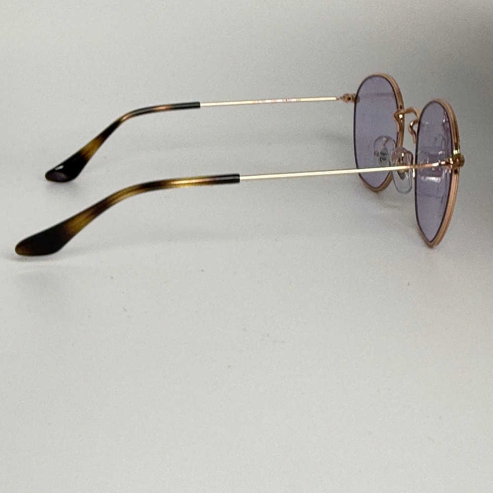 Ray-Ban RB 9572V 4089 48-19 130 Rose Gold‎ Purple Round Eyeglasses Kids Juniors - Picture 4 of 7